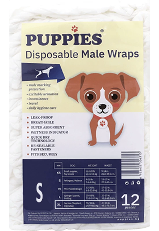 Puppies Kan Pelenka 3.6-6.8kg S 12db#