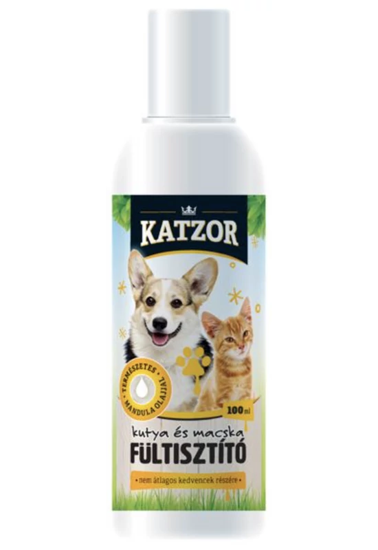 Katzor - Fültisztító Folyadék Mandulaolajjal - 100ml