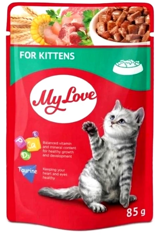 My Love - Macska Alutasakos - Kitten 80g