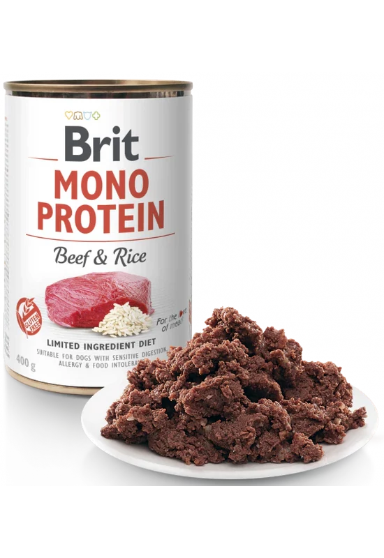 Brit Mono Protein Beef & Rice 400g