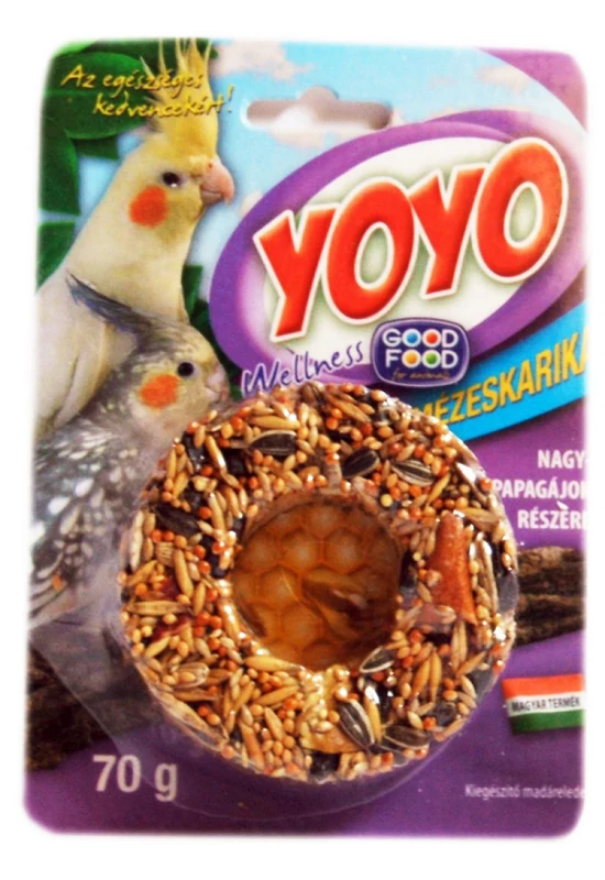 Yoyo Csemege Karika Nagy Papagáj 70g