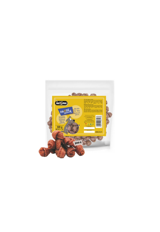 Hau Miau Snack - Kacsahús Csomó - 500g