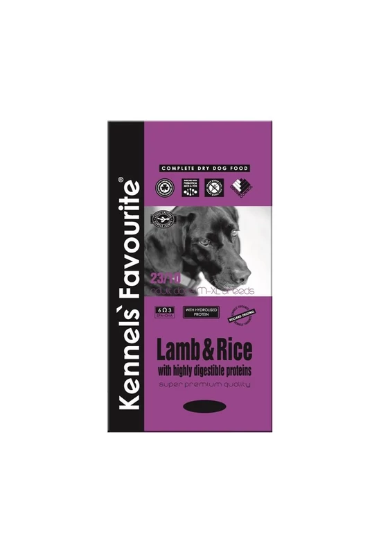 Kennels' Favourite Adult Lamb & Rice - Bárányhús és Rizs 20kg