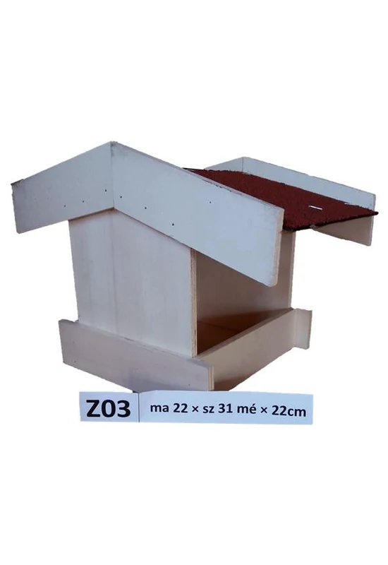 Téli Madáretető - Z03 - 31×22×22cm