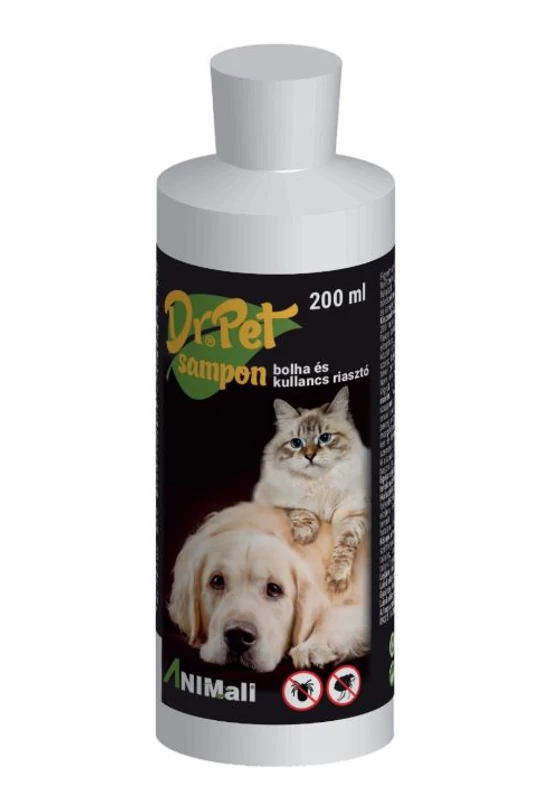 Dr.Pet bolhaűző és kullancs riasztó sampon 200ml