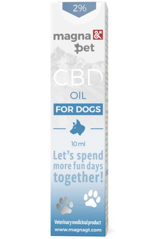 MagnaPet Kutyáknak CBD Olaj 2% / 10ml - Természetes Megoldás
