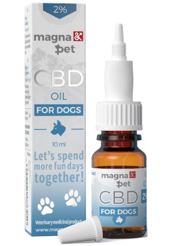 MagnaPet Kutyáknak CBD Olaj 2% / 10ml - Természetes Megoldás