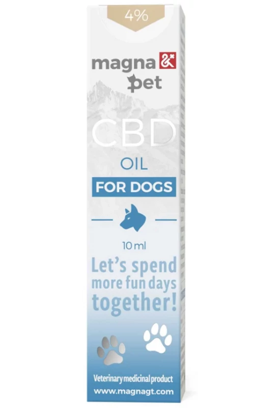 MagnaPet Kutyáknak CBD Olaj 4% / 10ml - Természetes Megoldás