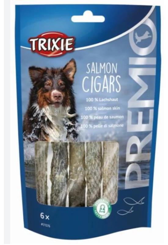 Trixie Premio Salmon Cigars - Jutalomfalat (Lazac) 6db/70g