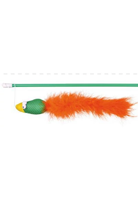 Trixie Playing Rod With Bird - Macskapeca Plüss Madár - 50cm
