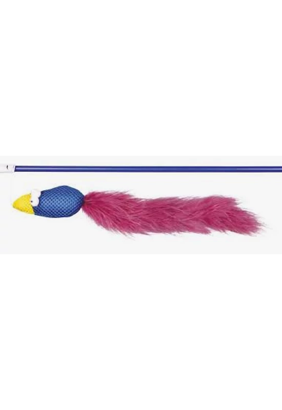 Trixie Playing Rod With Bird - Macskapeca Plüss Madár - 50cm