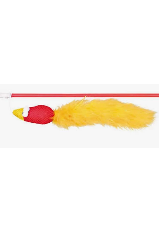 Trixie Playing Rod With Bird - Macskapeca Plüss Madár - 50cm