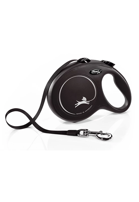 Flexi New Classic - Szalag 8m/50kg - L - Fekete