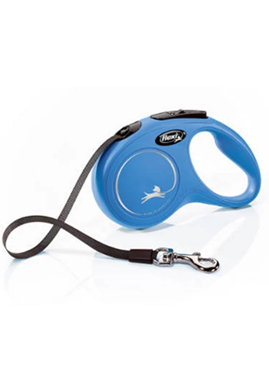 Flexi New Classic - Szalag 5m/15kg - S - Kék