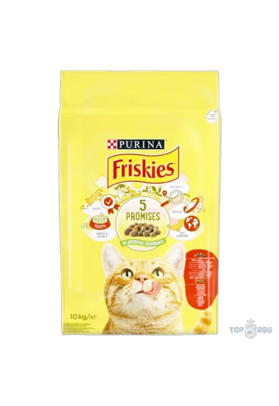 Friskies Cat - Száraztáp - Marha - 10kg