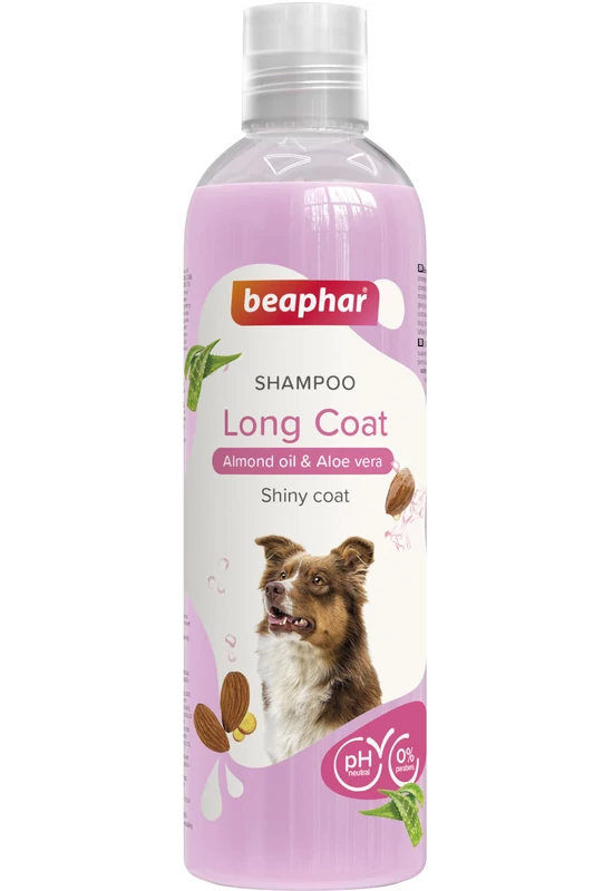 Beaphar Kutya Sampon - Filcesedés Ellen, Hosszú Szőrre 250ml