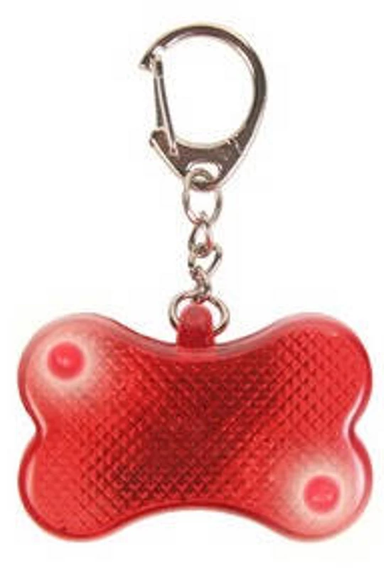 Trixie Villogó Led Piros Csont 4,5×3cm