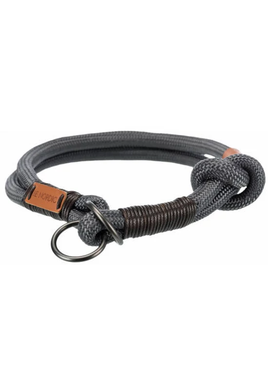 Trixie Be Nordic Nyakörv Szürke/Barna 13mm/55cm - L-XL