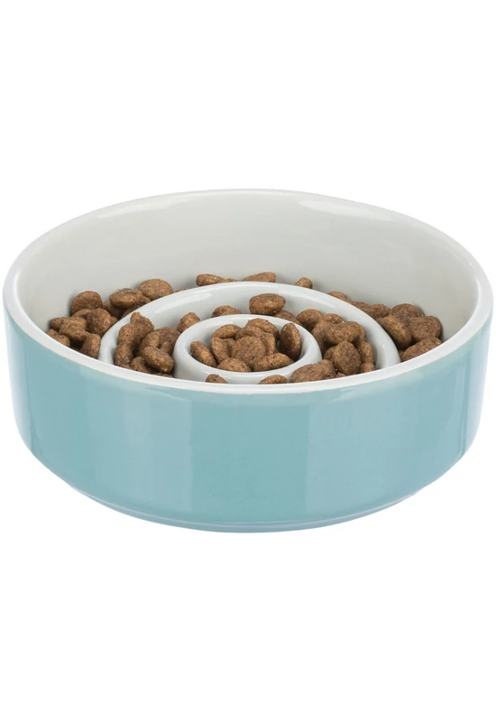 Trixie Slow Feeding Ceramic Bowl - Habzsolásgátló Kerámia Tál - 14cm 0,45l