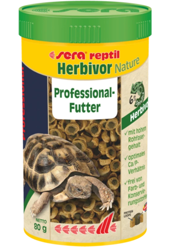 Sera Reptil Herbivor Nature 80g 250ml
