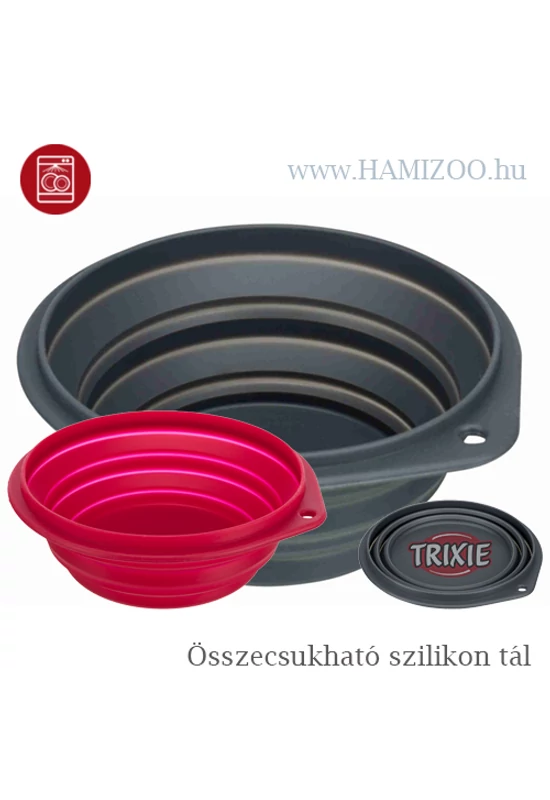 Trixie Utazó Tál Szilikon 0,5l
