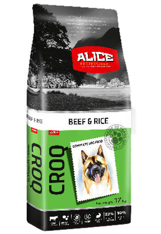 Alice Adult Beef &amp; Rice - Marha és Rizs 17kg