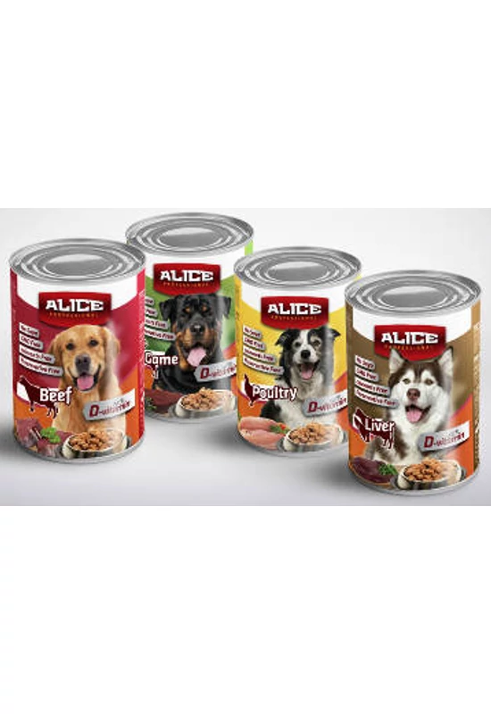 Alice Kutya Konzerv Vadhússal - 1240g