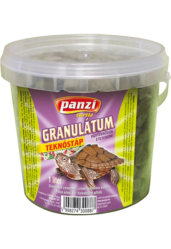 Panzi Teknőstáp Sticks Vödrös 90g 870ml