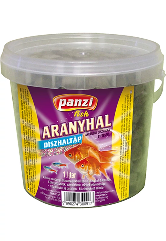 Panzi Aranyhaltáp Vödrös 150g 870ml