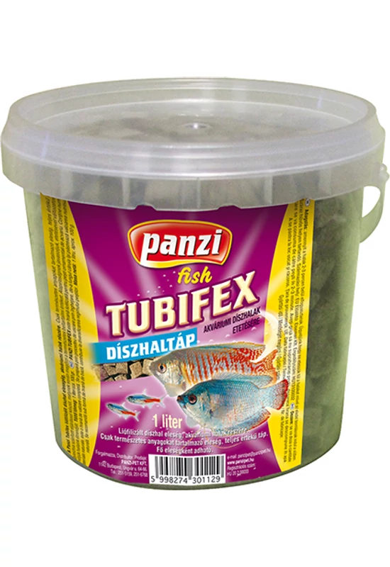 Panzi Tubifex Haltáp 870ml 75g Vödrös
