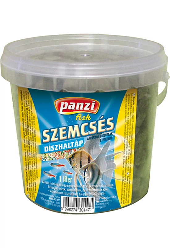 Panzi Szemcsés Haltáp Vödrös 870ml