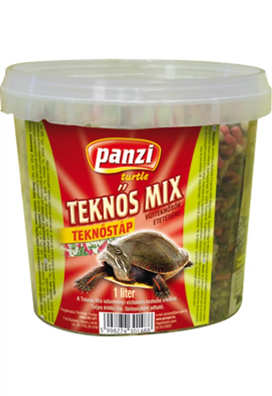 Panzi Teknősmix Vödrös 90g 870ml