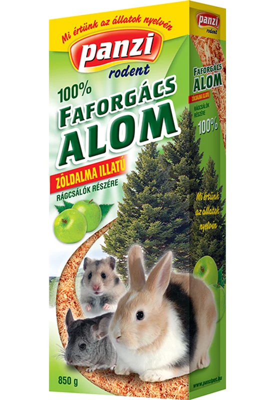 Panzi Préselt Forgács Zöldalmás 650g