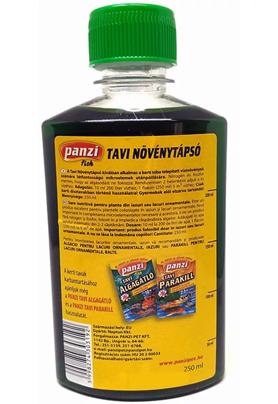 Panzi tavi vízkezelő növénytápsó - 250ml