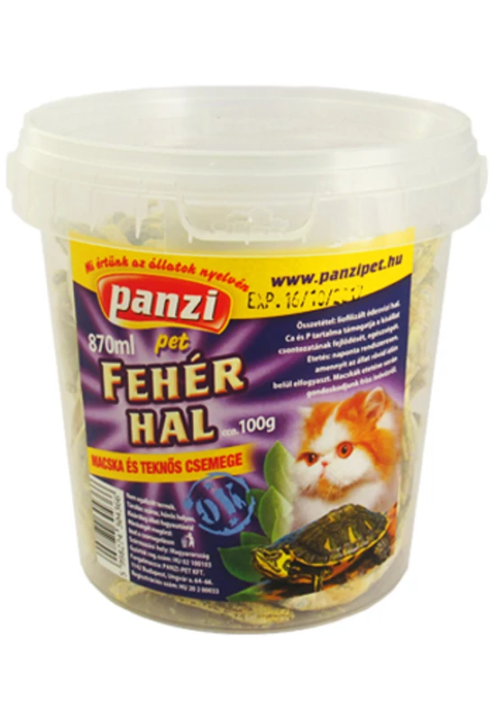 Panzi Fehér Hal Vödrös 100g 870ml
