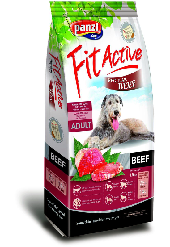 Fitactive Dog - Száraztáp - Regular Beef - Marha - 4kg