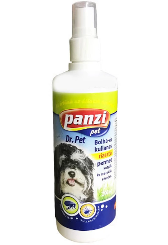 Panzi Bolha és Kullancsriasztó Spray Macskának és Kutyának 200ml