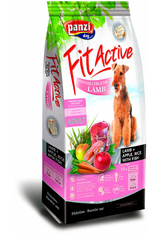 Fitactive Dog - Száraztáp - Hypoallergenic Adult Bárány, Rizs és Alma - 4kg