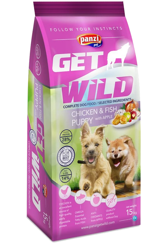 Getwild Dog Puppy Csike, Hal és Alma - 15kg