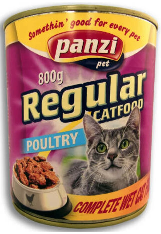 Panzi Macska Konzerv Szárnyas 800g