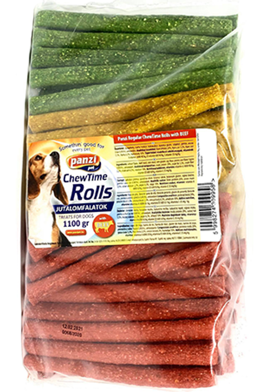 Panzi Chewtime Rolls Marhás Ropi 100db/csomag