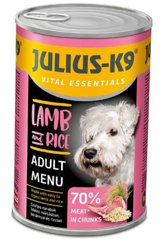 Julius-K9 - Konzerv - Lamb&Rice - Báránnyal és Rizzsel 1240g