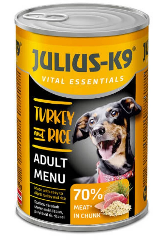 Julius-K9 - Konzerv - Turkey&Rice - Pulyka és Rizs 1240g