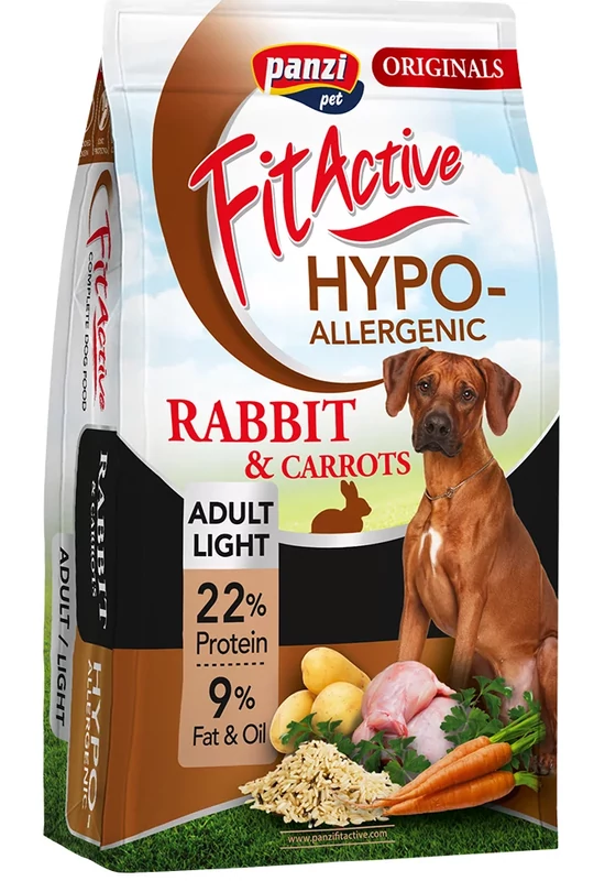 FitActive - Originals - Hypoallergenic Adult Light Rabbit and Carrot 15kg