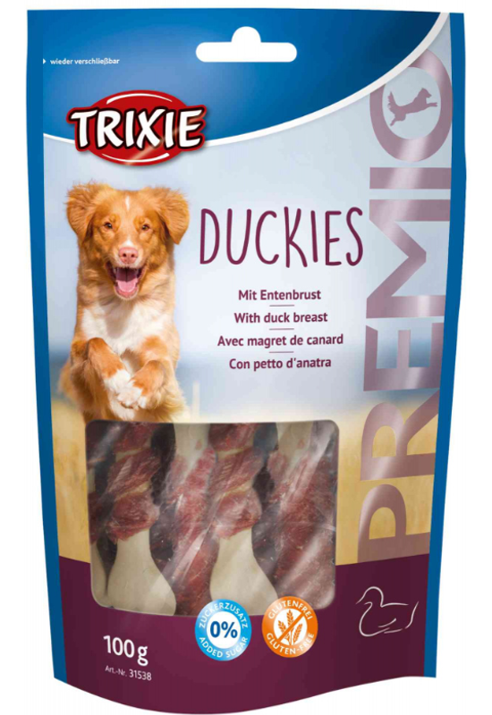 Trixie Falatkák Premio Light Duckies - 100g