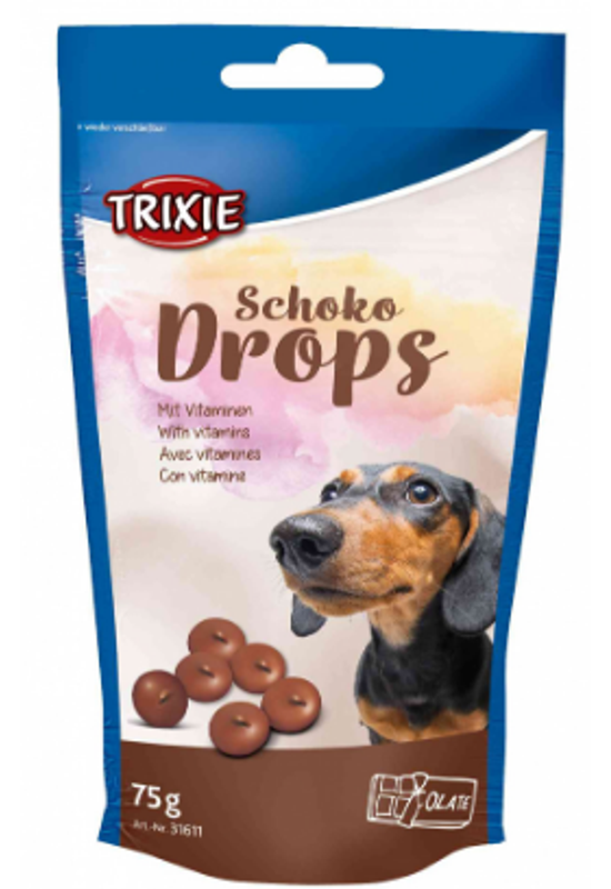 Trixie Jutalomfalat Choco Drops 75g