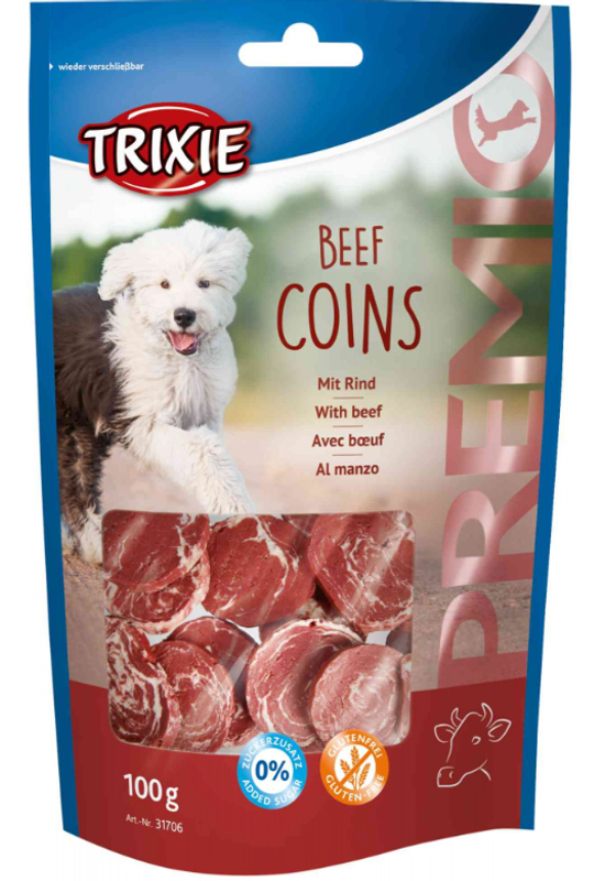 Trixie Premio Beef Coinos - 100g