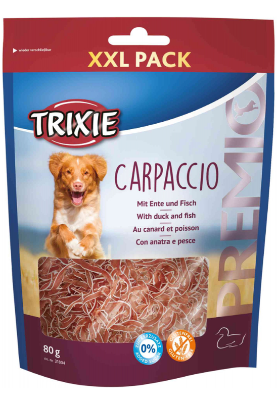 Trixie Jutalomfalat Premio Carpaccio Kacsa és Hal 80g