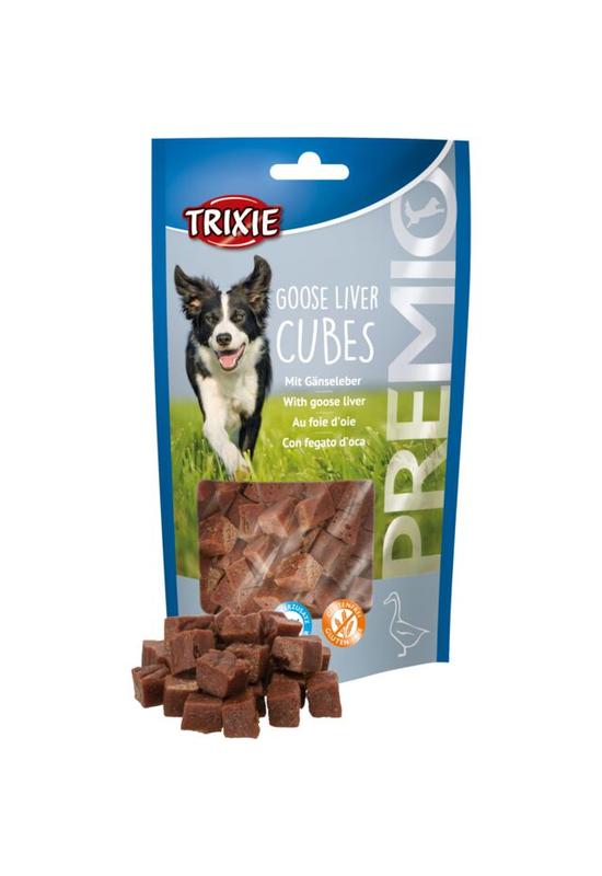 Trixie Premio Goose Liver Cubes - Libamáj Kockák 100g