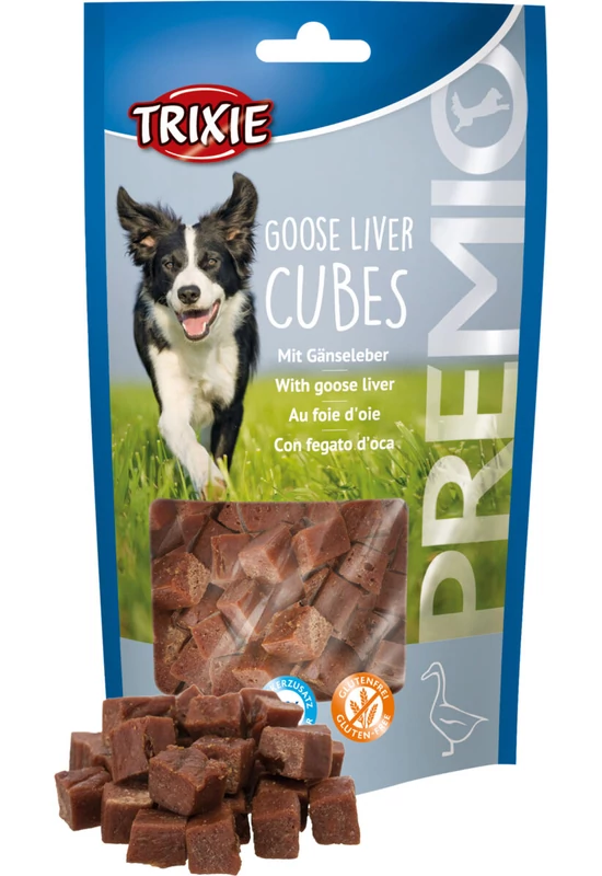 Trixie Premio Goose Liver Cubes - Libamáj Kockák 100g